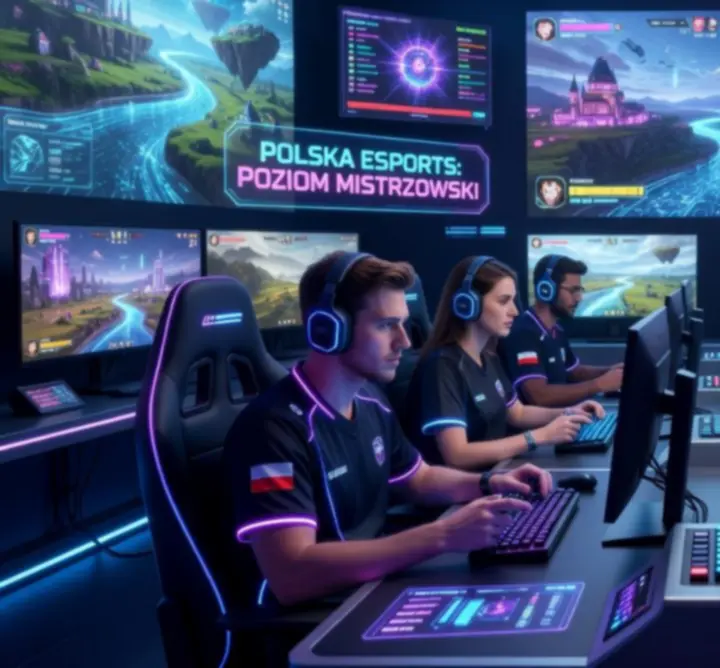 Futurystyczny świat fantasy z bohaterami RPG przygotowującymi się do bitwy